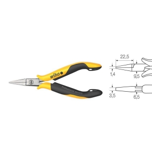 Wiha Flat Nose Pliers Smooth 120mm